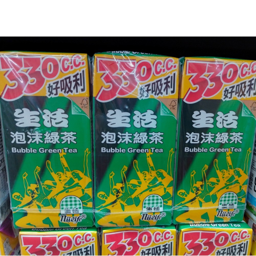 M生活泡沫綠茶330ml*6