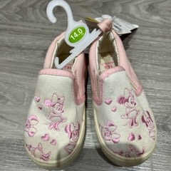 西松屋 全新米妮帆布鞋14cm