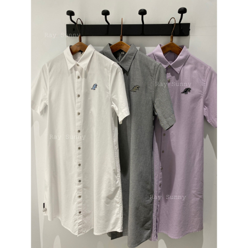 RS代購 - Sport b 全新正品優惠 女裝 Sport b. - 女裝 Dino恐龍 刺繡襯衫洋裝 贈品牌袋子