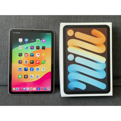 iPad mini 6 WiFi 64G 星光色 台灣公司貨 電池健康度100% 無傷
