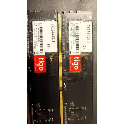 金泰克tigo DDR4 4GB 2400MHz 4G 1RX8 PC4-19200U