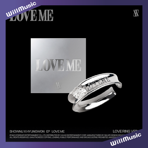 微樂客?預購 SHOWNU X HYUNGWON (MONSTA X)-[LOVE ME] LOVE RING版