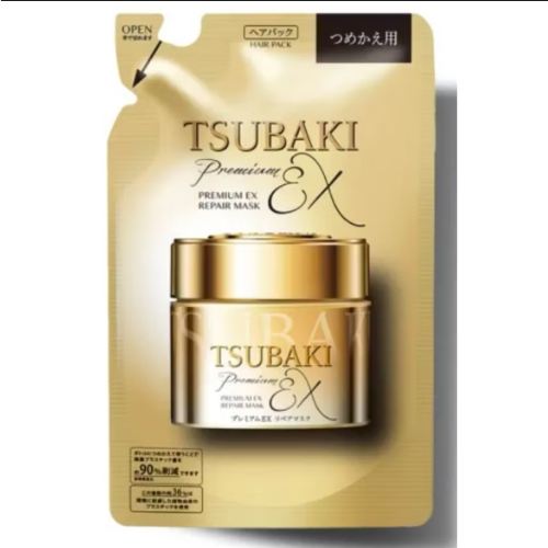 全新 現貨 TSUBAKI 思波綺 金耀瞬護髮膜EX補充包 150g