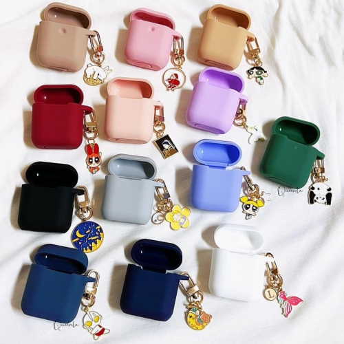 AirPods1 /2 代 ?平底加厚款? 客製保護套 airpods保護套 合金英文耳機保護套 ♥️