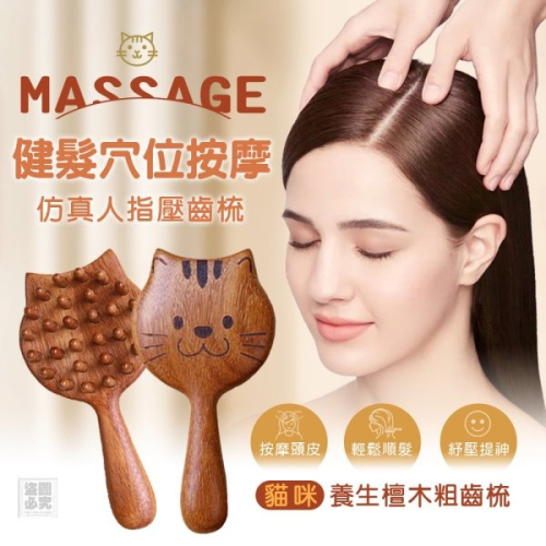 貓咪造型 健康按摩梳