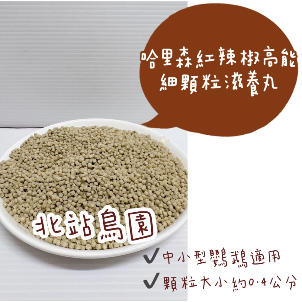 哈里森辣椒細顆粒滋養丸 / 分裝飼料 / 輔助食品、營養飼料 / 鸚鵡、寵物鳥用 / 100g分裝包