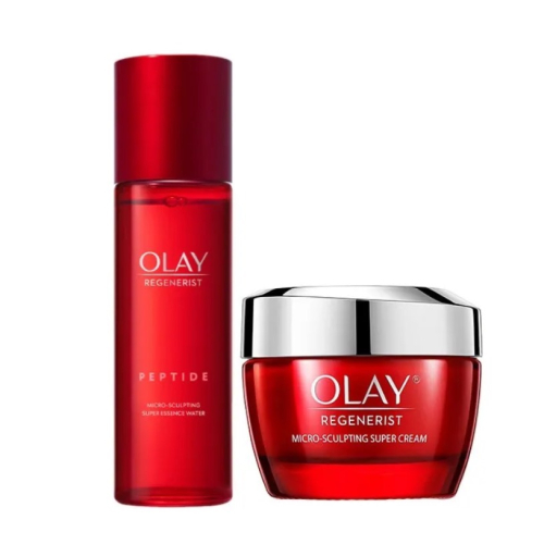OLAY 歐蕾膠原大紅瓶組合(新生高效緊緻護膚霜50g x1+化妝水）