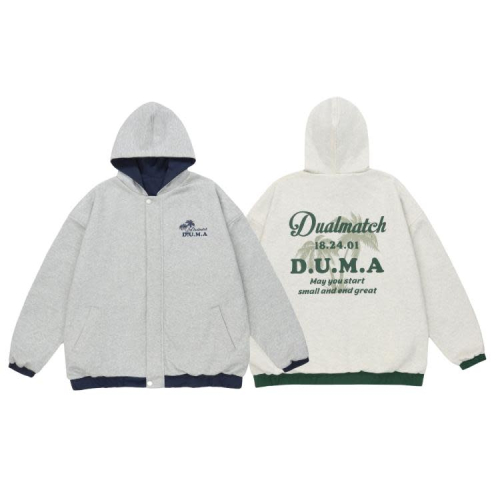 DF58 雙面穿外套 綠色 藍色 S-XL 100%聚酯纖維