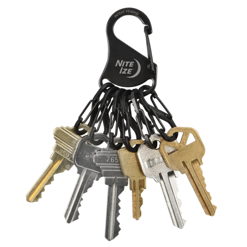 NITEIZE 奈愛 凱琳+鎖匙扣 (帶六個#0 8字扣) KeyRack Steel (nite ize) KRS