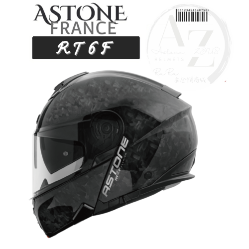 ASTONE RT6F 頂級碳纖維 透明 鍛造 六角 全罩式安全帽