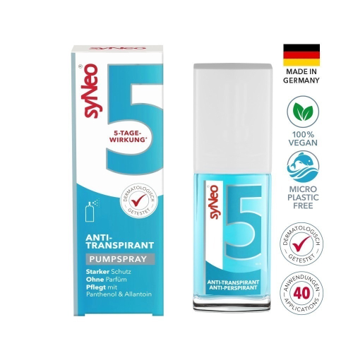 男女適用止汗除臭噴霧(德國製) 30ml-syNeo 5【效期:開封後24個月】