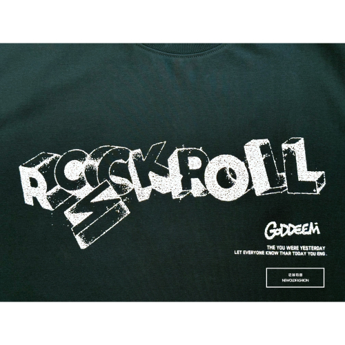 『新品上市』重磅ROCKN潑墨英字棉質背心(NOF2405S8003)-綠
