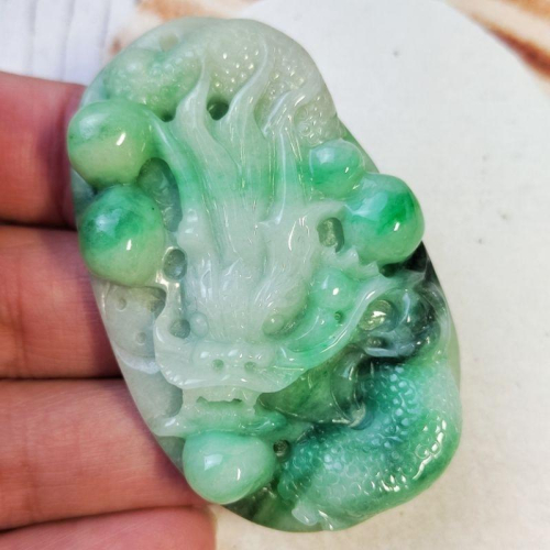 ?龍行天下?天然緬甸玉 A貨 翡翠 飄綠花 精雕 龍 龍牌 臺灣賣家 現貨特價 翡翠龍牌 龍牌玉佩 龍牌玉墬 龍牌項鍊