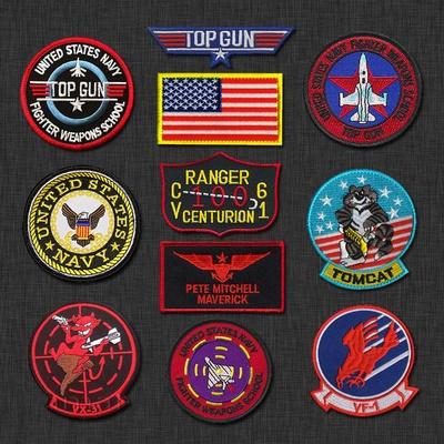 刺繡臂章 Top Gun 捍衛戰士：獨行俠 VF-1 VX-31 TOMCAT PETE F-18 戰術魔鬼氈