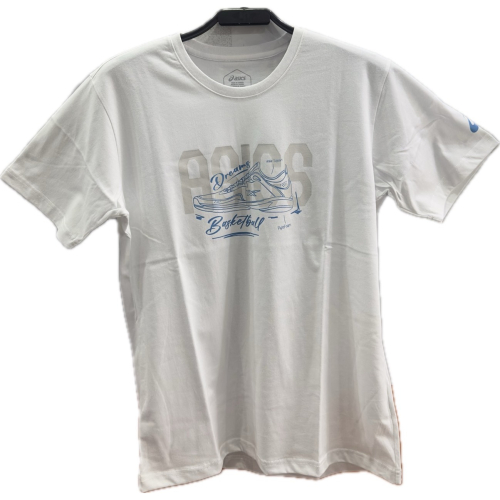 = 威勝 運動用品 = 24年下 Asics 男 短袖上衣 2063A415-100 (白)