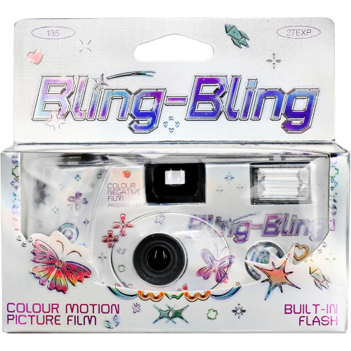 現貨馬上出 Bling Bling 即可拍 底片相機 一次性相機 Y2K 千禧風 復古 特效 交換禮物 27張 彩色底片
