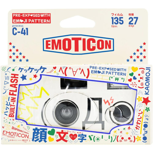 現貨馬上出 Retocolor 顏文字 Emoji Disposable Film 一次性相機 拋棄式 27張 含閃光