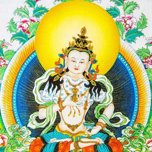 金剛薩埵唐卡刺繡布料裝裱西藏唐卡裝飾掛畫金剛薩埵唐卡佛像掛畫