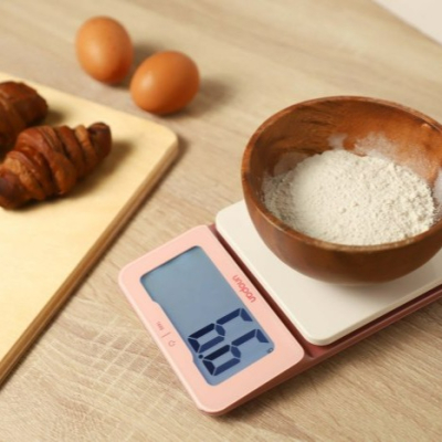 【嚴選SHOP】三能UNOPAN 香港製 3公斤玫瑰金秤 廚房秤 料理秤 磅秤 電子秤 3kg烘焙秤【UN00105】