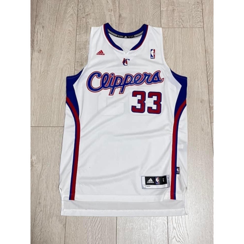 Adidas R30 LA Clippers 快艇 Grant Hill 希爾 經典主場白球衣 S