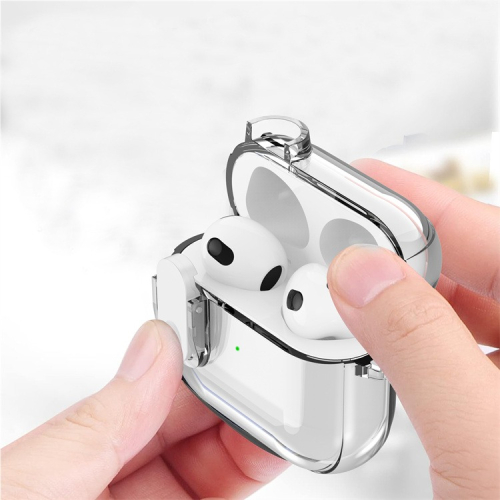 蘋果 AirPods Pro2 2022 AirPods1/2 AirPods3 卡扣 高透 耳機保護套 保護殼