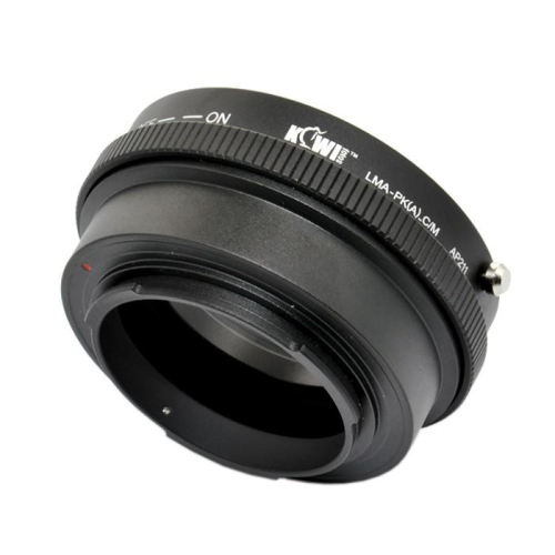 Pentax PK 鏡頭轉 EOS M M3 M5 M10機身 專用 可調光圈 機身鏡頭 轉接環 KW83