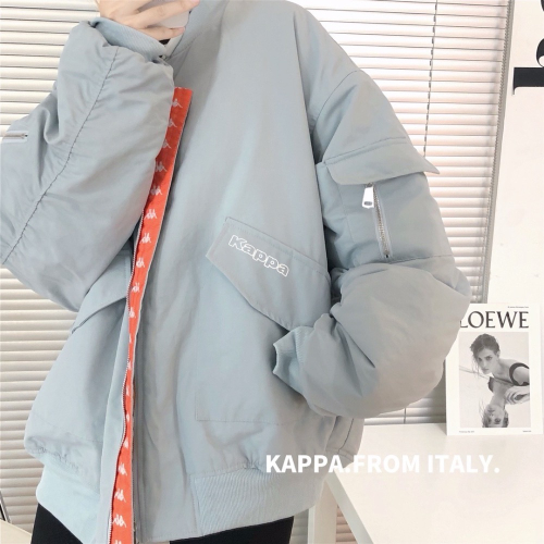 現貨 kappa 串標 鋪棉 風衣 外套 厚外套 棉襖