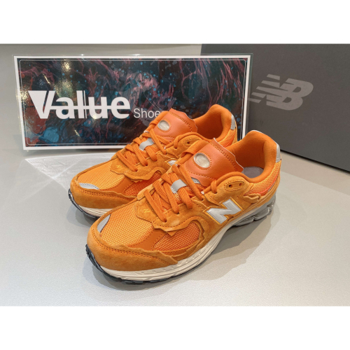 《Value》NEW BALANCE 2002 橘色 復古 麂皮 緩震 網布 休閒鞋 慢跑鞋 M2002RDE