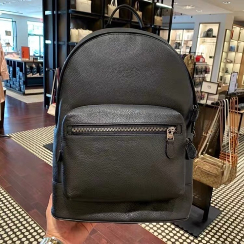 （momo shop）Coach 蔻馳 新款 牛皮 通勤 簡約 雙肩包WEST背包 後背包 C2854