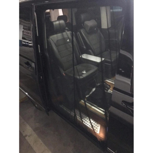 (專車訂制強力磁吸固定紗網-加厚耐用柔軟材質)T4 T5T6得利卡Caddy海力士菱利A180V250透氣防小黑蚊