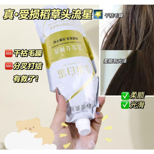 ?護髮蛋白霜? 修復蛋白霜450ML 免蒸護髮素 髮膜 護髮乳 潤髮乳 護髮霜 順滑柔順 燙染受損 乾枯毛躁