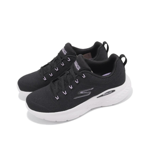 【大力好物】SKECHERS 慢跑鞋 Go Run Lite-Pure 女鞋 黑 紫 透氣 緩震 回彈鞋墊 健走 運動鞋