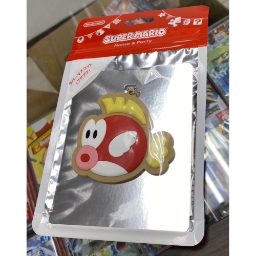 超級瑪利歐 Home & Party 軟膠 吊飾 泡泡魚 任天堂原廠授權商品 全新品［士林遊戲頻道］