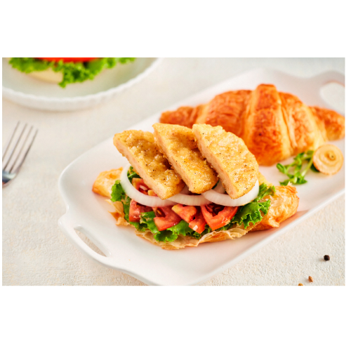 [饗漾記嚴選]脆香-黑胡椒雞堡-香雞堡-美味香雞堡-早午餐DIY