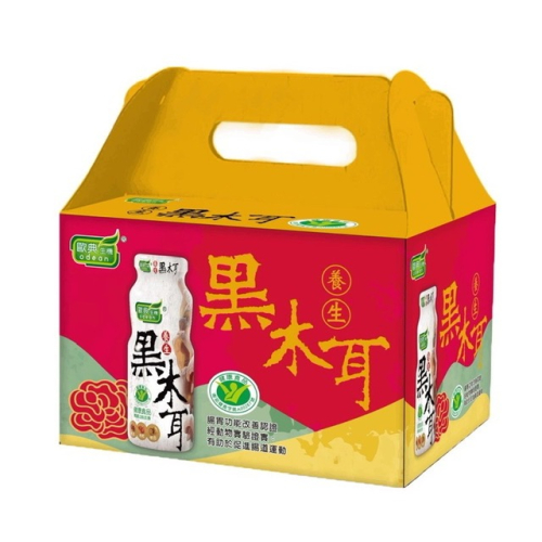 歐典黑木耳禮盒180ml 12瓶