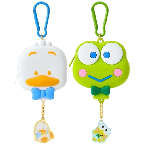過生活IP訂購 三麗鷗 造型矽膠零錢包 氣球 大眼蛙 Keroppi 貝克鴨 6546R