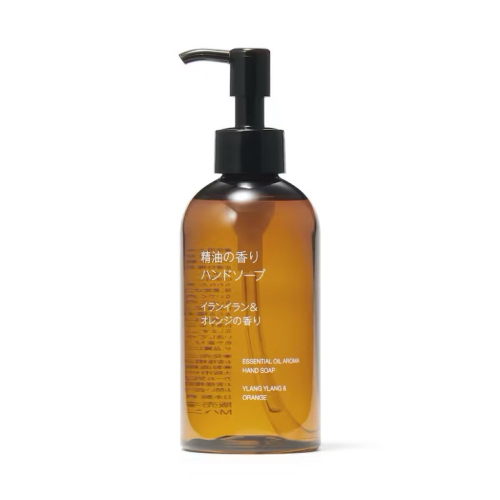 無印良品 精油洗手露 伊蘭 340ml｜甜柔花香・洗後清爽不黏膩