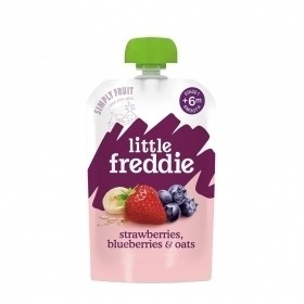 英國Little Freddie 寶寶果昔 香蕉草莓藍莓燕麥100g 6M+ 11858