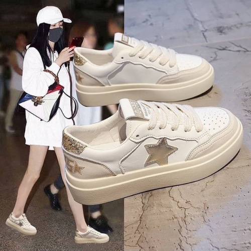 ?(搶購款)星星小白鞋百搭厚底女鞋
