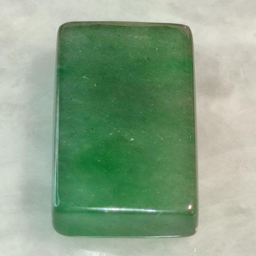 ?飄綠花戒面?天然緬甸玉A貨翡翠-冰飄綠花 長方戒面 現貨實拍優惠特價【92jade 遇見善緣】