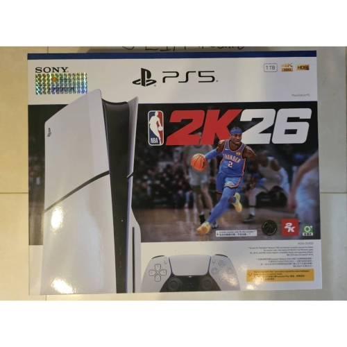 PS5 遊戲主機 (光碟版) - NBA 2K26 Bundle