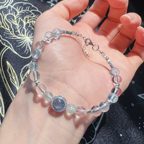 ?媽祖加持保佑?海藍寶+白水晶?+配件