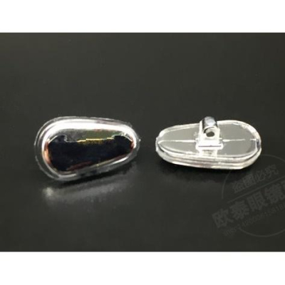 【夜市王】矽膠包金托葉金屬芯鼻托 金銀鏡架鼻墊 一副19元