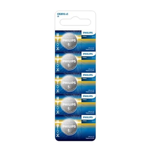 PHILIPS Minicell 鈕扣型電池 CR2016/CR2025/CR2032 (5入/組)