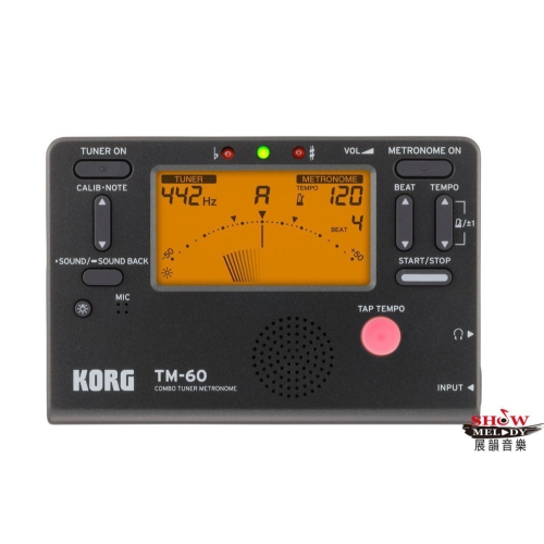 【展韻音樂】 TM60 調音 節拍器 黑 管樂團專用 調音節拍器 樂團