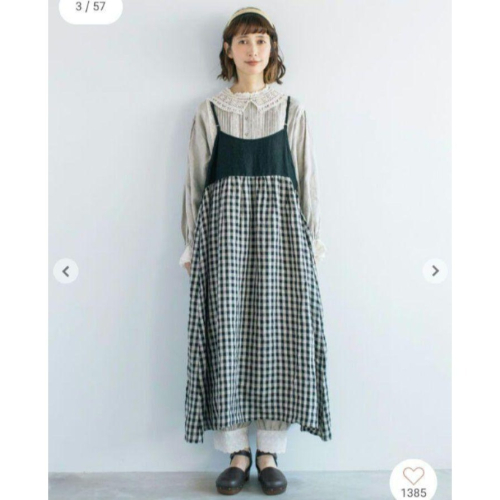 現貨 kazumi SamansaMos2 聯名格子背心洋裝 特價 出清 代購 日本代購 背心裙