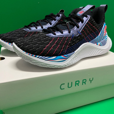 籃球鞋 Curry 10 男鞋 黑藍 UA Flow 緩震