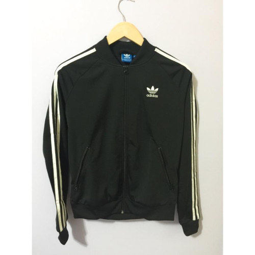 Adidas 愛迪達 棒球外套 女 36 黑 原價$2690