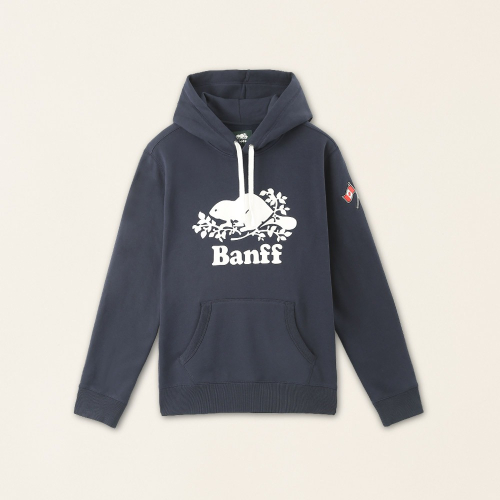 RS代購 Roots全新正品優惠 Roots男裝-冬日滑雪系列 有機棉刷毛布連帽上衣 滿額即贈購物袋