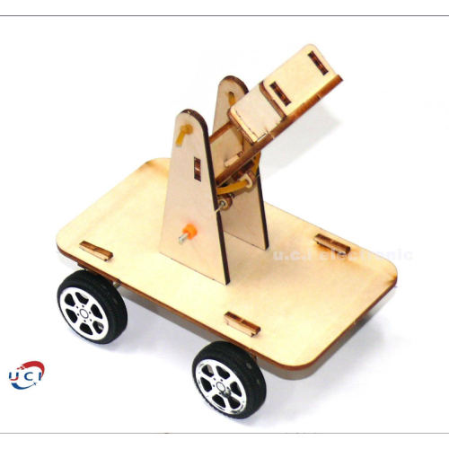 【UCI電子】(中) DIY投石車 科技小製作 小發明兒童小學生手工製作 材料包 趣味實驗